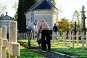 Un chantier argent de poche au cimetière Vaufleury